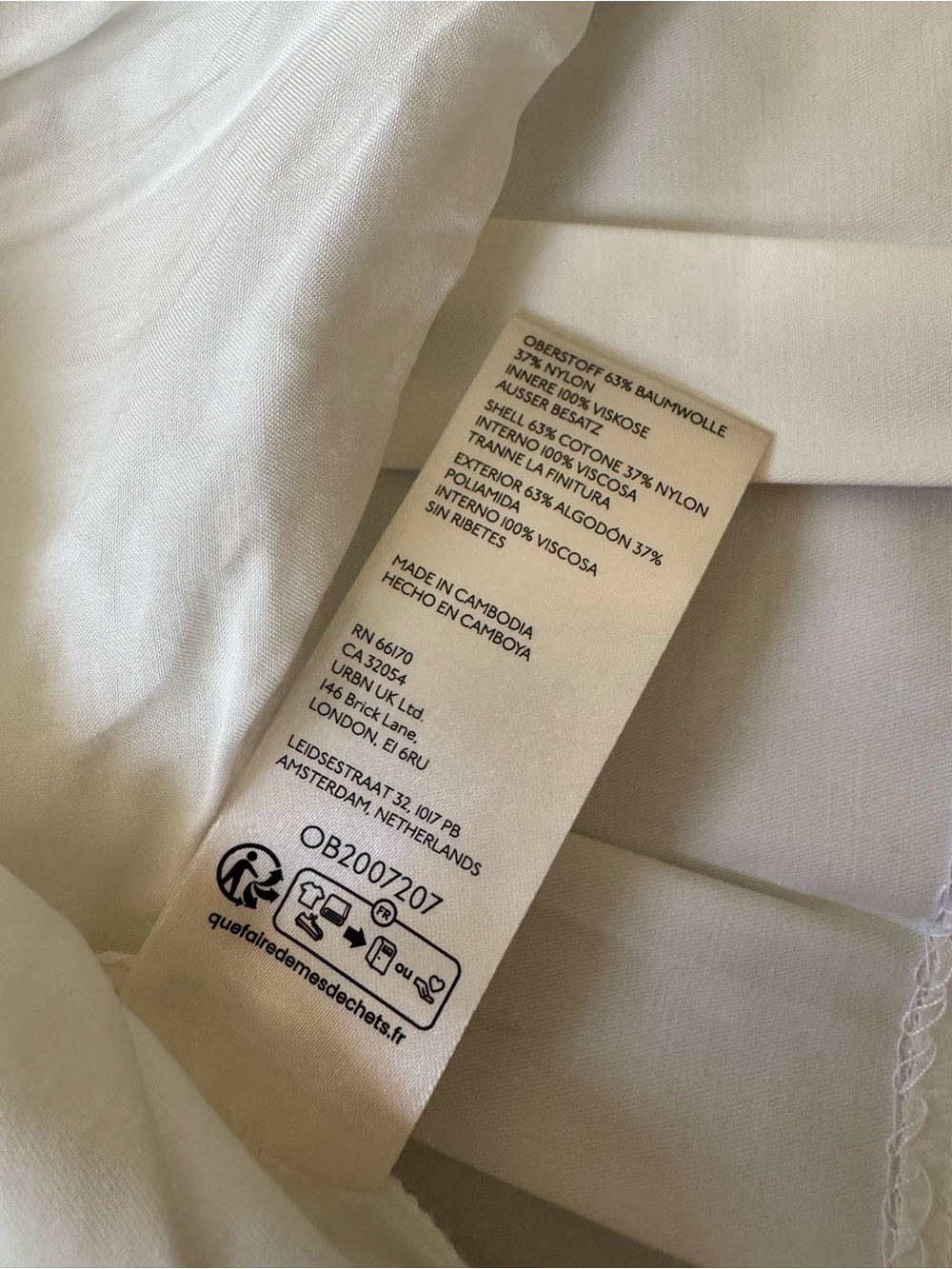 NWT Maeve Detail Pleated Tennis Mini Skirt in White Size 2 - Picture 9 of 10